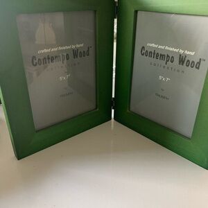 Triumph Green Wooden Photo Frame